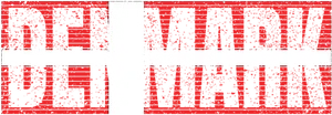 Distressed Danish Flag Design PNG Image