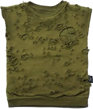 Distressed Green Blouse Texture PNG Image