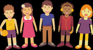 Free Stock Group Of Friends Having Fun Clipart - Group Of Friends Png, Transparent PNG with transparent background