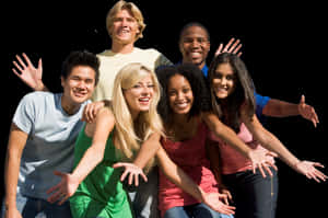 Diverse Group Of Friends_ Happy Together PNG image with transparent background