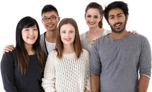 Diverse_ Group_of_ Friends_ Smiling.png PNG Image