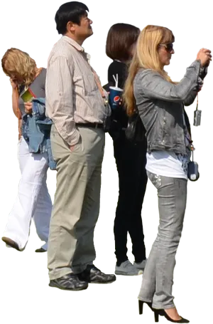 Diverse_ Group_of_ People_ Standing PNG Image