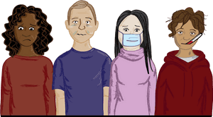 Norovirus On Decline - Group Of Sick People, HD Png Download PNG image with transparent background