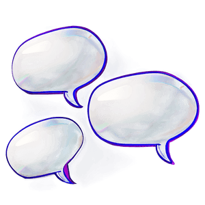 "Diverse Speech Bubble PNG Set for Download" rho21 PNG