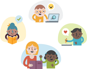 Stations Of The Clipart Classroom - Cartoon, HD Png Download PNG image with transparent background
