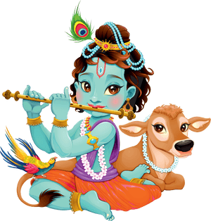 Krishna Clipart Png Free Download Searchpng - Bal Krishna Png, Transparent Png PNG image with transparent background