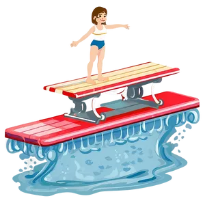 Diving Board Clipart Png Mch43 PNG Image