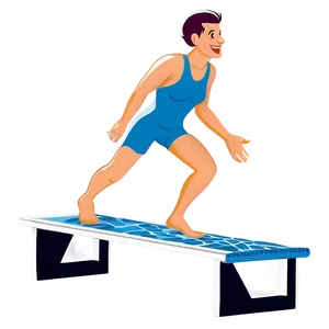 Diving Board Illustration Png 88 PNG Image