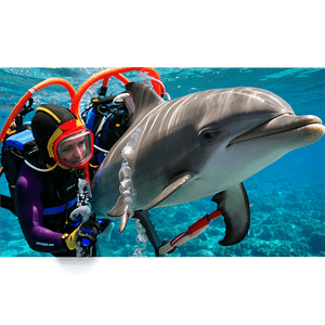 Diving with Dolphins Experience PNG kdb PNG image with transparent background