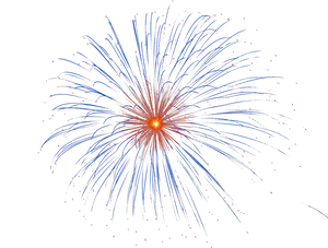 Diwali Firework Explosion Night Sky PNG Image