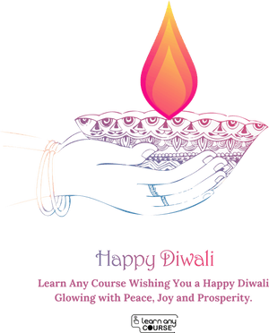 Diwali Greeting Card Design PNG image with transparent background