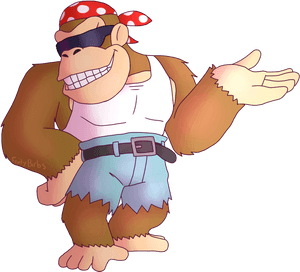 Dixi Von Donkey Kong Country Tropical Freeze, HD Png Download PNG image with transparent background