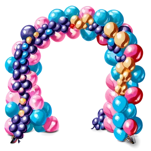 Diy Balloon Arch Tutorial Png 59 PNG Image