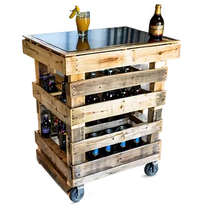 Diy Pallet Bar Table Png 06282024 PNG Image