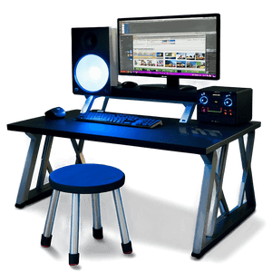 DIY Video Editing Station PNG ppd18 PNG with transparent background