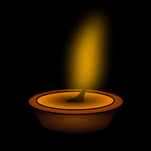 Diya Lamp Illumination PNG with transparent background