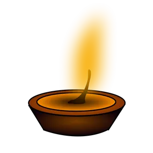 Diya Lamp Illumination PNG Image