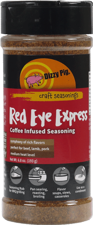 Dizzy Pig Red Eye Express Seasoning Bottle PNG
