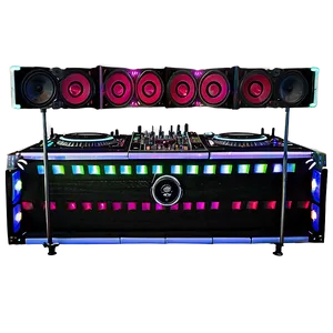 Dj Booth Front View Png Ctr86 PNG Image