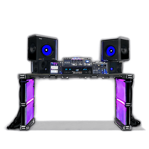 DJ Booth Setup PNG odx PNG image with transparent background