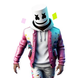 Dj Marshmello Fortnite Character Png Ffh86 PNG Image