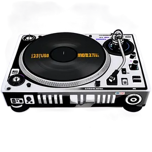 Dj Turntable Setup Png Mai PNG Image