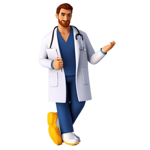 Doctor Cartoon Character PNG see PNG