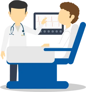 Doctor Consultation Graph Explanation PNG Image