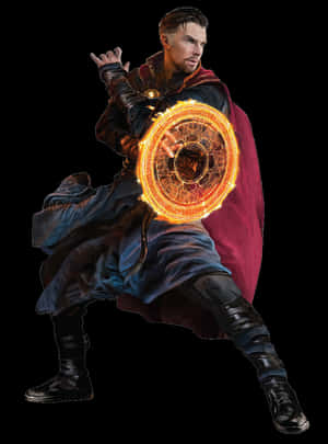 Doctor Strange Casting Spell PNG image with transparent background