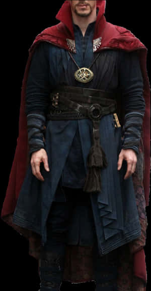 Doctor Strange Costume Closeup PNG image with transparent background