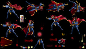 Doctor Strange Sprite Sheet PNG with transparent background