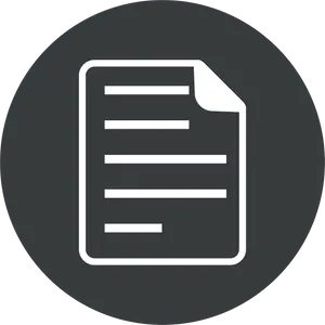 Document Icon Graphic PNG Image