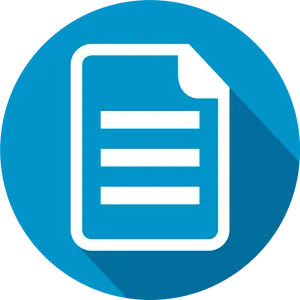 Document Icon Graphic PNG Image