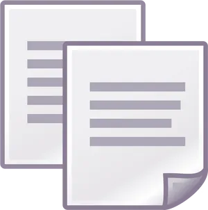 Document Icons Vector PNG Image