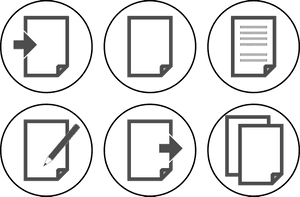 Transparent Manilla Folder Png - Document Icon Set, Png Download PNG