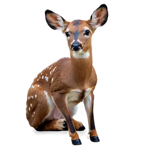 Doe And Butterfly Png 06292024 PNG Image