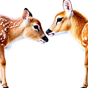 Doe And Fawn Love Png 37 PNG Image