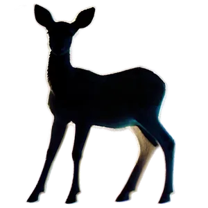 Doe Silhouette Graphic Png Cvt1 PNG Image