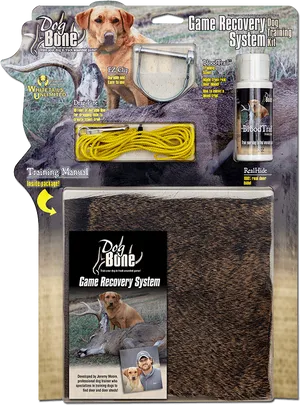 Dog Bone Game Recovery System Training Kit PNG Image