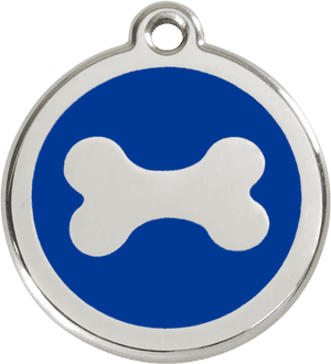 Red Dingo Stainless Steel & Enamel Dog Bone Dog Id - Placas Para Perros Acero Inoxidable, HD Png Download PNG