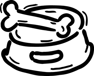 Dog Chew Bone Icon PNG image with transparent background