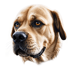 Dog Face Illustration PNG 06212024 PNG