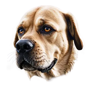 Dog Face Illustration Png 06212024 PNG Image