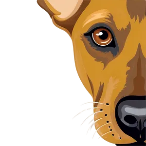 Dog Face Illustration Png Hjh PNG Image