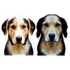 Dog Face Silhouette Design PNG 06212024 PNG
