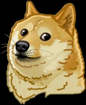 Doge Meme Icon PNG image with transparent background