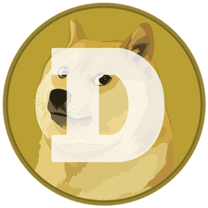 Dogecoin Cryptocurrency Logo PNG image with transparent background