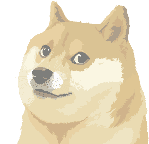 Dogecoin Mascot Shiba Inu PNG image with transparent background