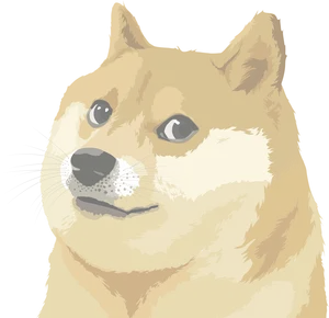 Dogecoin Mascot Shiba Inu PNG Image