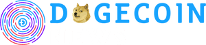 Dogecoin News Graphic PNG image with transparent background